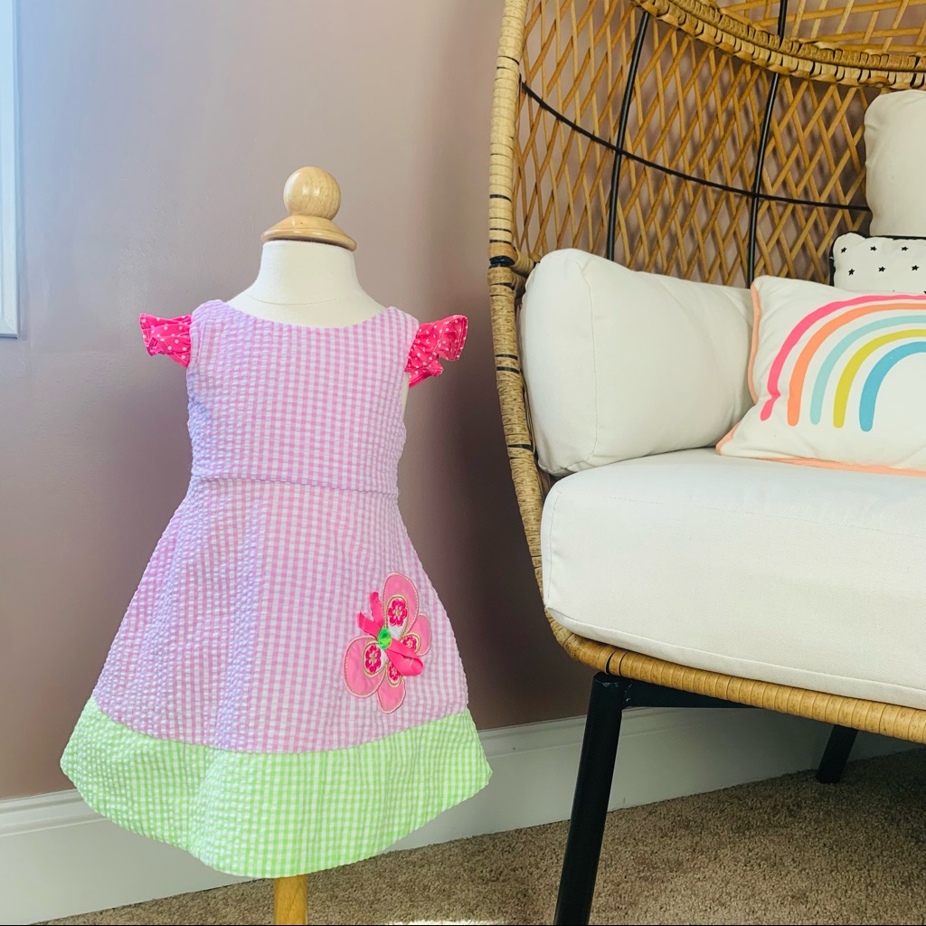 Rare Editions Gingham Dress